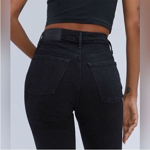 NWT Everlane Organic Cotton The Original Cheeky® Jean in Coal Size 29 Crop - Picture 14 of 16